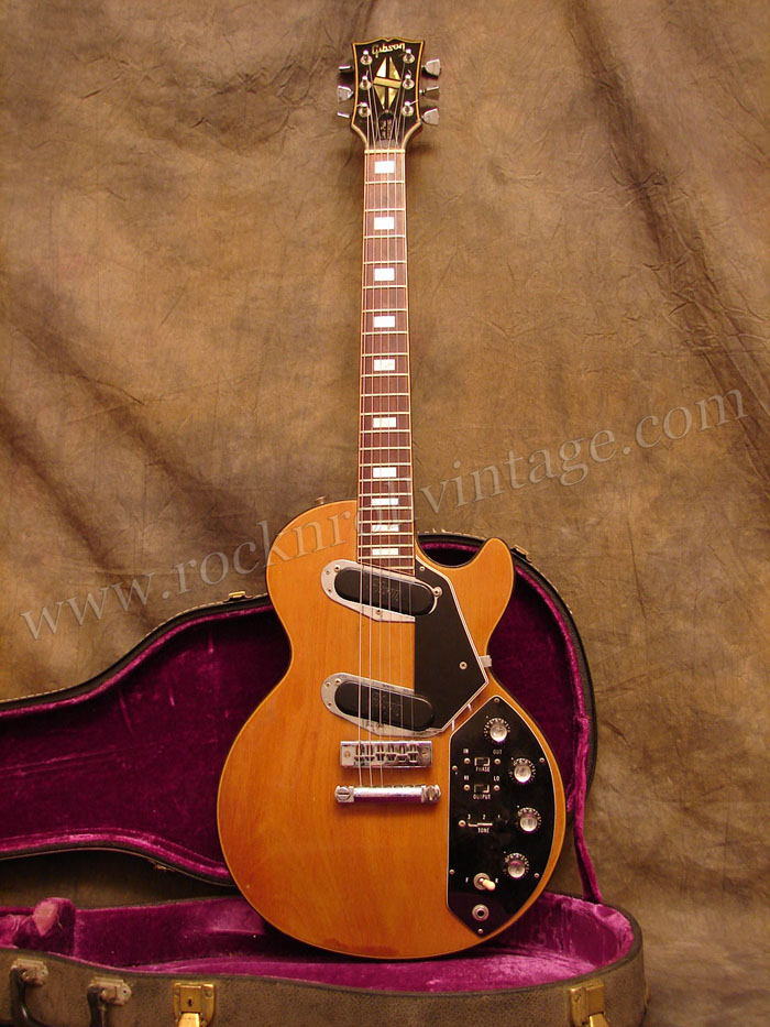 1973 gibson les paul recording guitar, unusual photo !